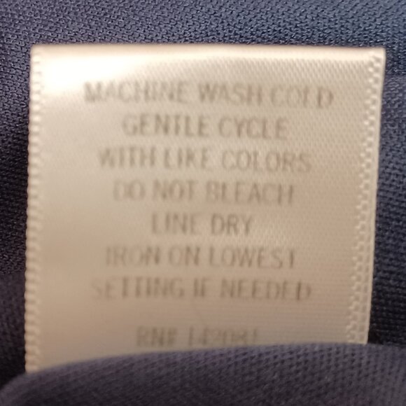 Women's Blue Rain Flare wrist floral hippie disco top size Medium - Picture 9 of 9